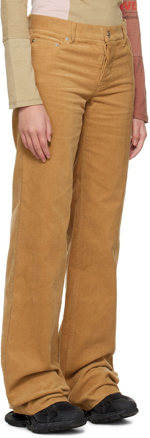 Housut We11done We11done Wide Corduroy Trousers Ruskea | WD-PT3-22-287-W-CM, 1