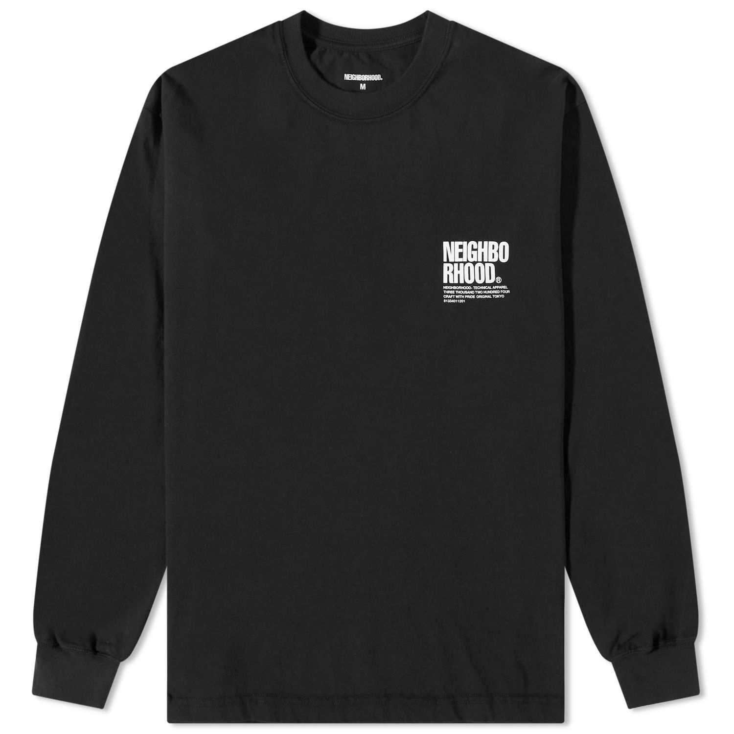 T-paita Neighborhood NH-2 Tee Musta | 231PCNH-LT02-BLK, 0