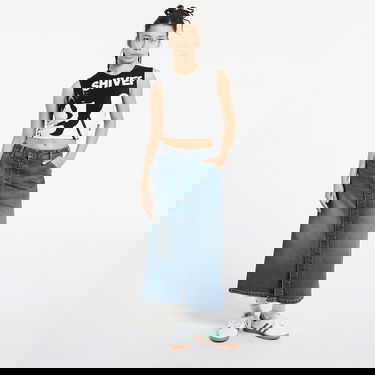 Hame Carhartt WIP Worn Wash Button-Front Denim Midi Skirt Sininen | I034647_8, 4