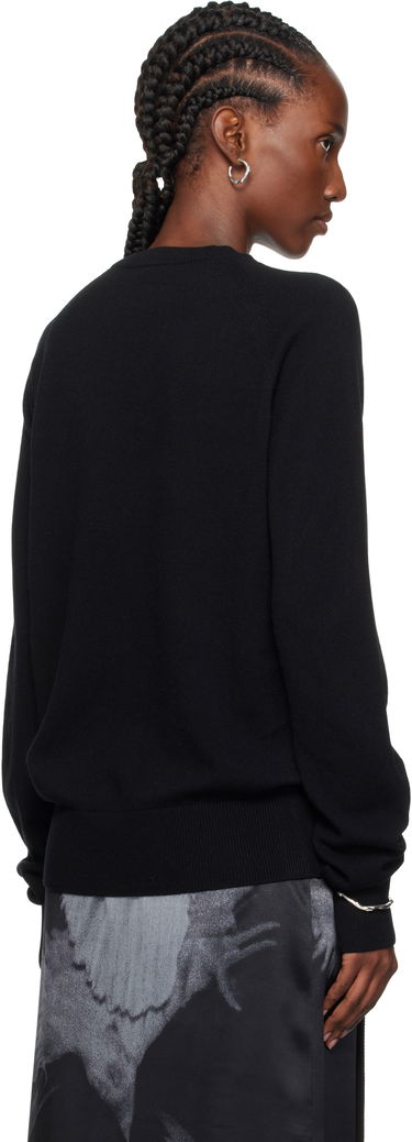 Villapaita Ann Demeulemeester Ann Demeulemeester Ulu Cut-Out Sweater Musta | CO02-W-KN01-FA147-099, 2