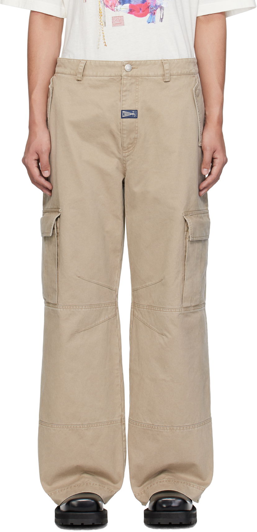 Cargo housut MISBHV MISBHV Perfect Cargo Pants Beige | 250M307