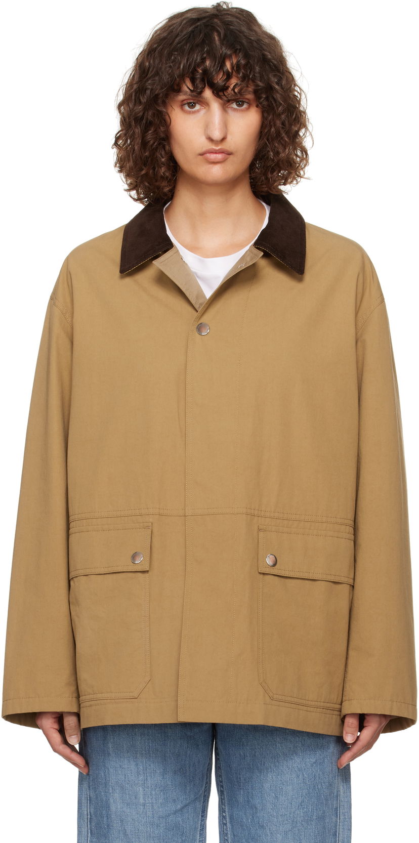 Takki The Row The Row Frank Chore Jacket Beige | 7961-W3562