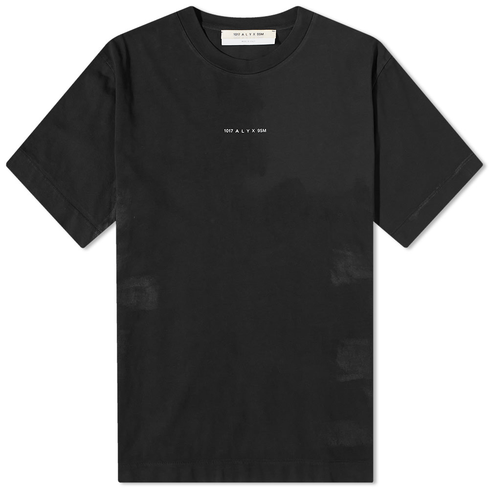T-paita 1017 ALYX 9SM END. x 'Neon' Treated Logo Tee Musta | AXMTS0405FA01-BLK0001, 0