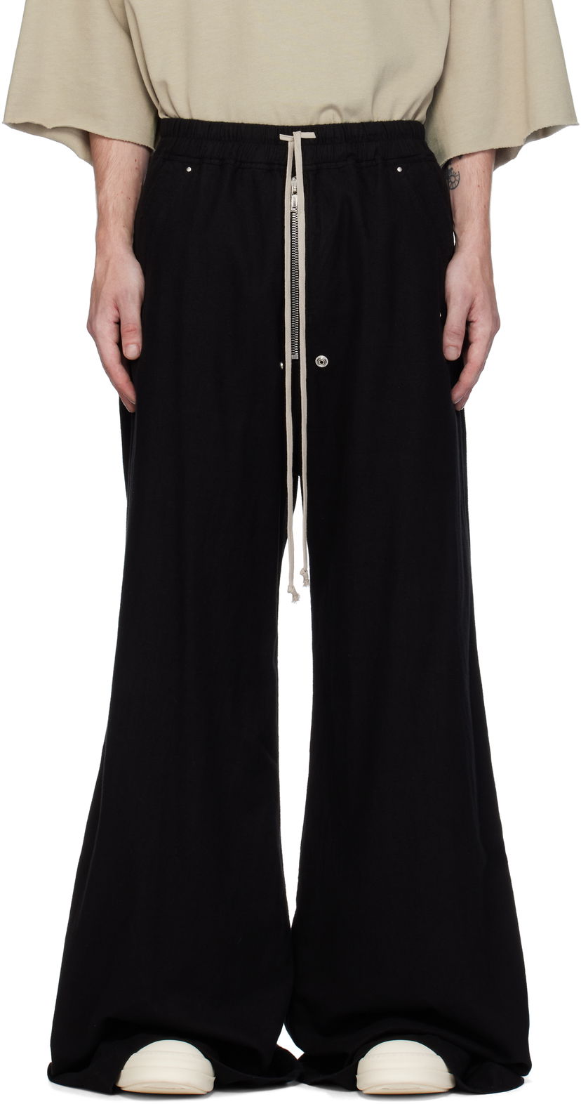 Housut Rick Owens Geth Belas Trousers Musta | DU02D2378 CFL