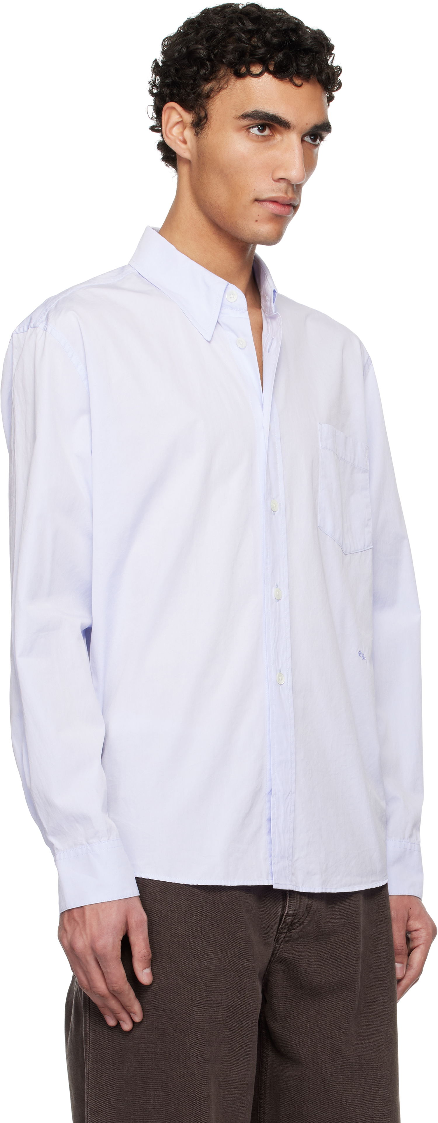 Paita OUR LEGACY Our Legacy Beyond Button-Down Shirt Sininen | M2252BD, 1