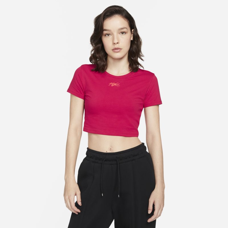Crop top Jordan Jordan (Her)itage Cropped T-Shirt Vaaleanpunainen | DM5250-614