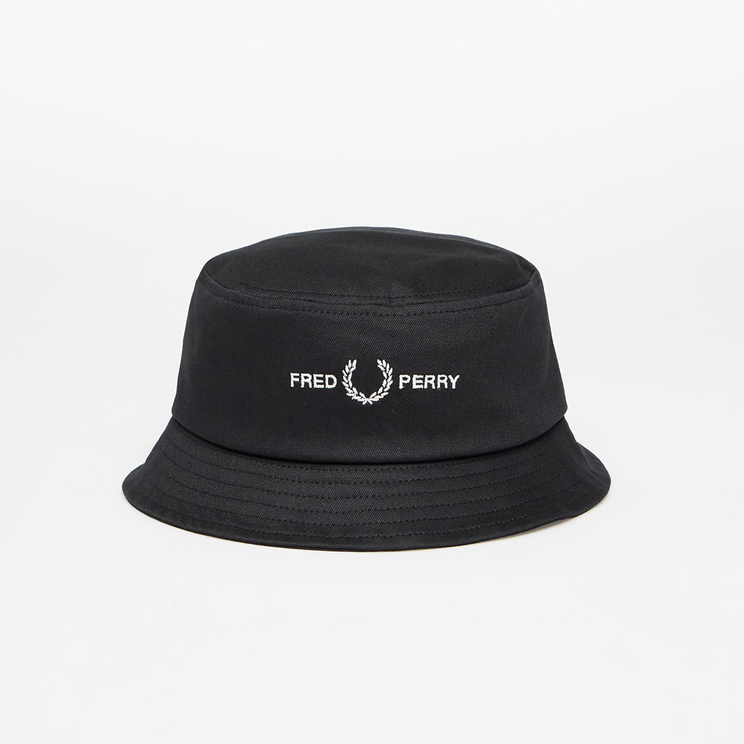 Hattu Fred Perry Fred Perry Twill Bucket Hat Musta | HW9666 102, 0