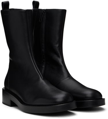 Tennarit ja kengät Courrèges Leather Rider Boots Musta | VESSAB012CR0068, 3