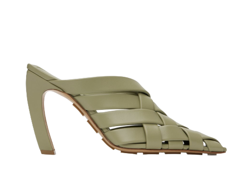 Tennarit ja kengät Bottega Veneta Alfie Mules "Khaki" Vihreä | 740262 V00T0