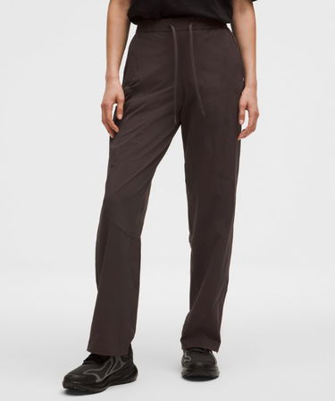Verryttelyhousut lululemon Mid-Rise Nylon Track Pant SLNSH Collection Ruskea | prod20000387, 1