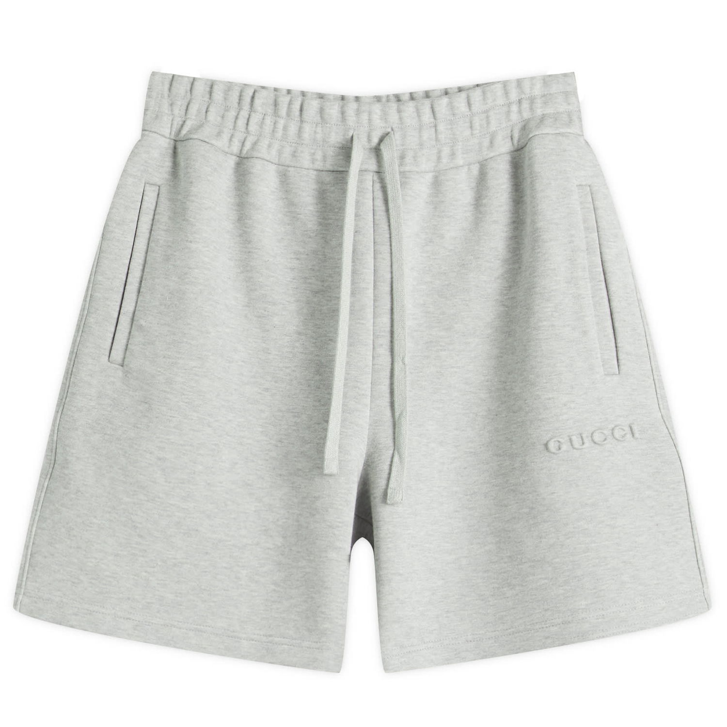 Shortsit Gucci Gucci Men's Sweat Shorts, Size Large Harmaa | 814839-XJG2E-1056, 1
