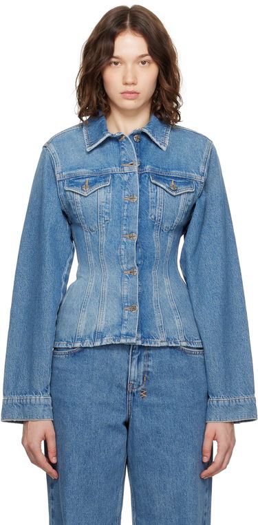Takki Ksubi Cinched Crop Tru Vintage Denim Jacket Sininen | WPF25JK005, 0