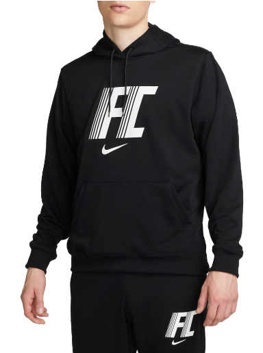 Huppari Nike Dri-FIT FC Fleece Hoodie Musta | dv9757-010