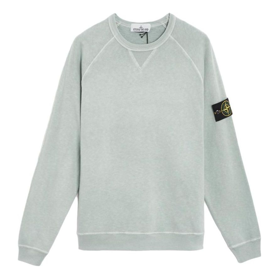 Villapaita Stone Island Compass Patch Long-Sleeved Sweatshirt Vihreä | 781566360-V0141, 0