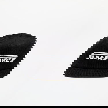 Korkki Pleasures Pit Stop Corduroy Cap Musta | P24SP066 BLACK, 0