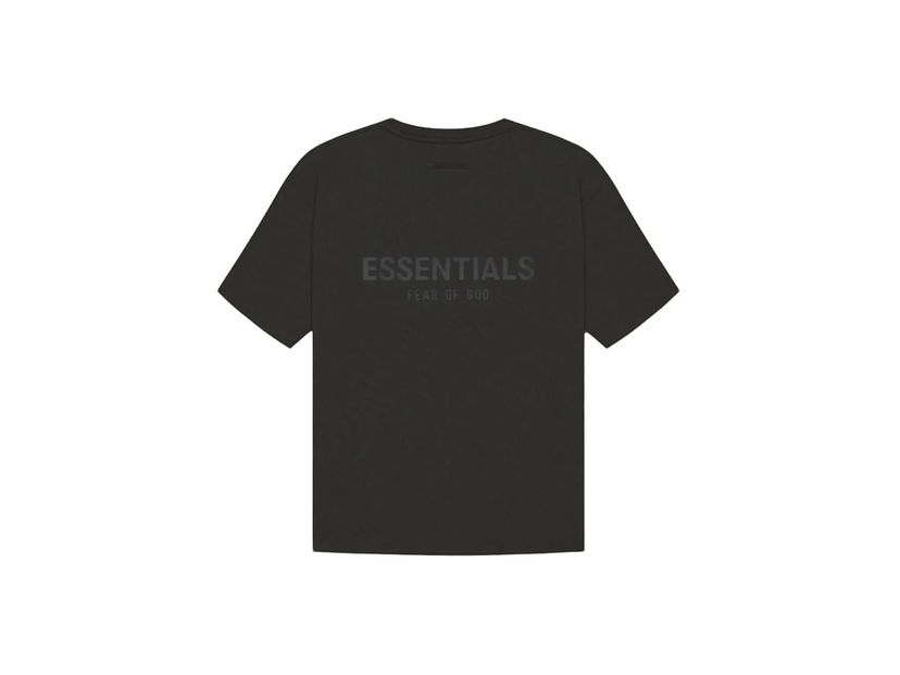 T-paita Fear of God Essentials S21 T-shirt Black Limo Musta | 125SU212060F