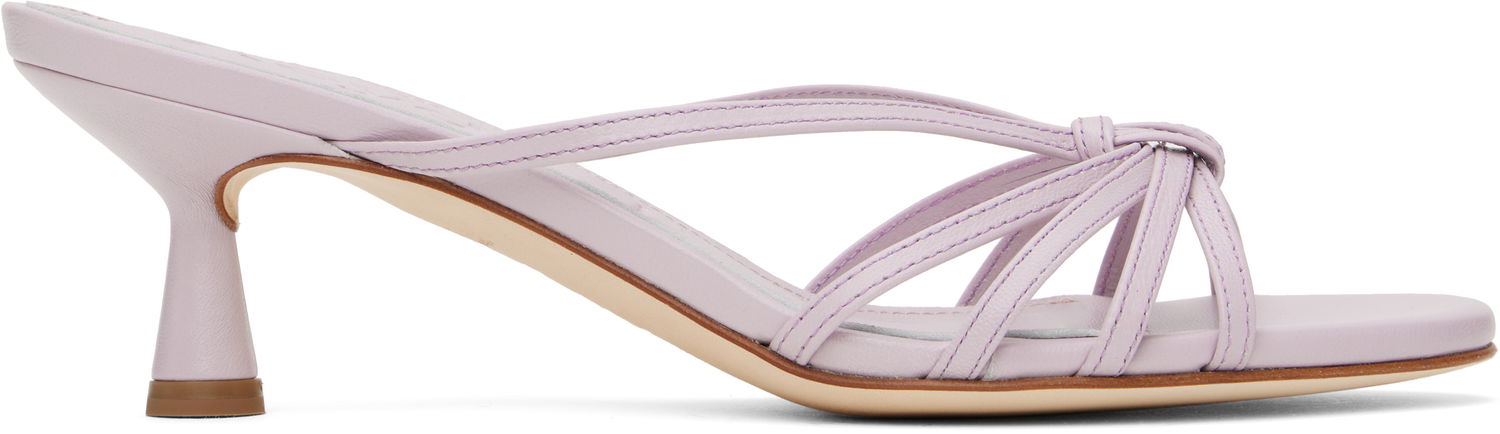 Asusteet Aeyde Aeyde Abby Leather Mules Violetti | A11-HS-PRAR55ST141-SS25-1019-007, 0