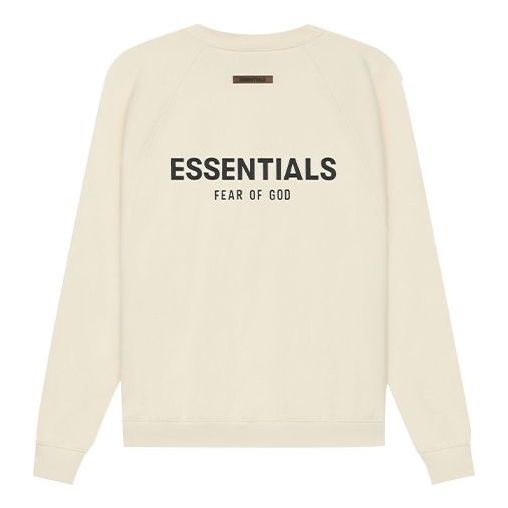 Villapaita Fear of God Essentials SS21 Pull-Over Crewneck Beige | FOG-SS21-578