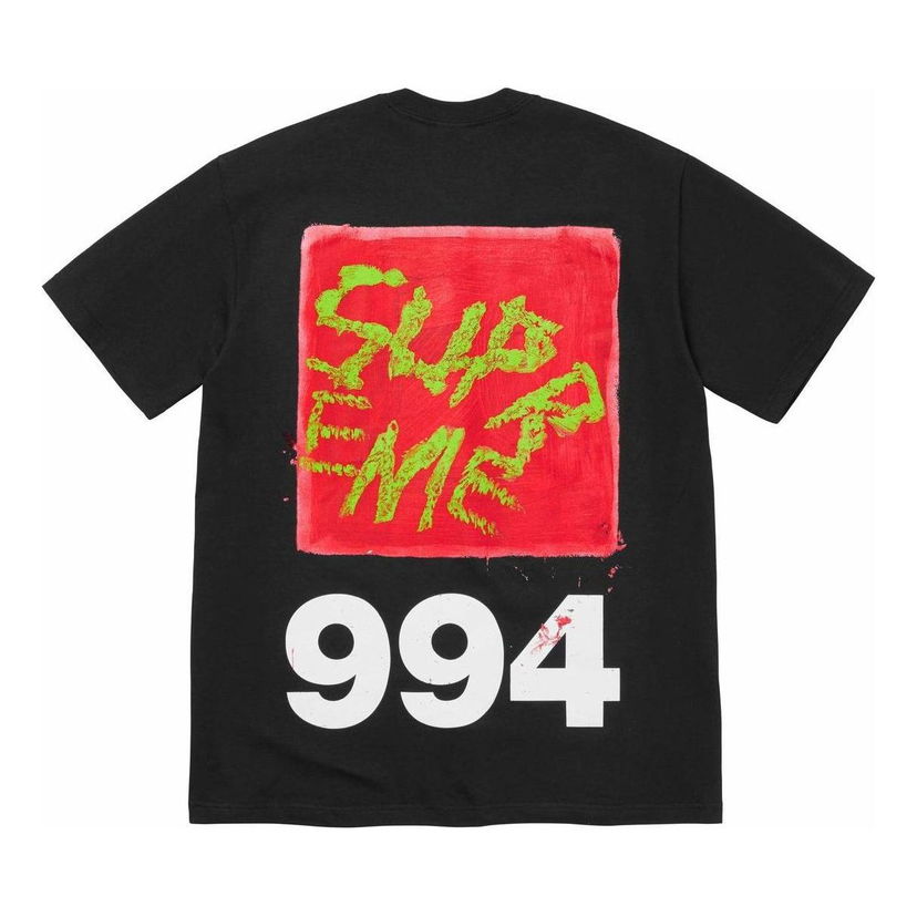 T-paita Supreme Paint Graphic Print Tee Musta | SUP-SS24-158