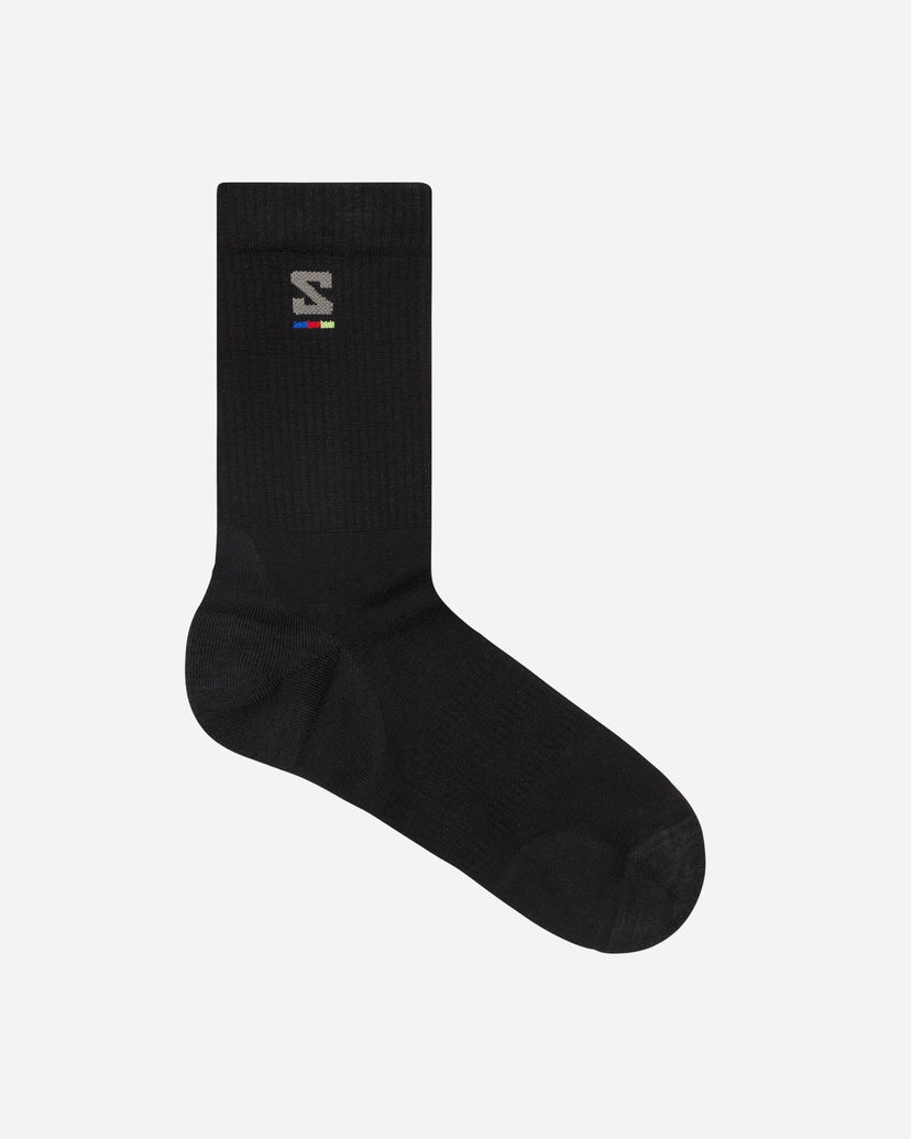 Alusvaatteet ja sukat Salomon Sunday Smart Crew Socks Black Musta | LC2163300