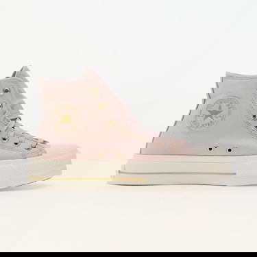Tennarit ja kengät Converse Chuck Taylor All Star Lift Platform Tailored Lines Flush Stone/ Egret/ Gold Vaaleanpunainen | A10431C, 2