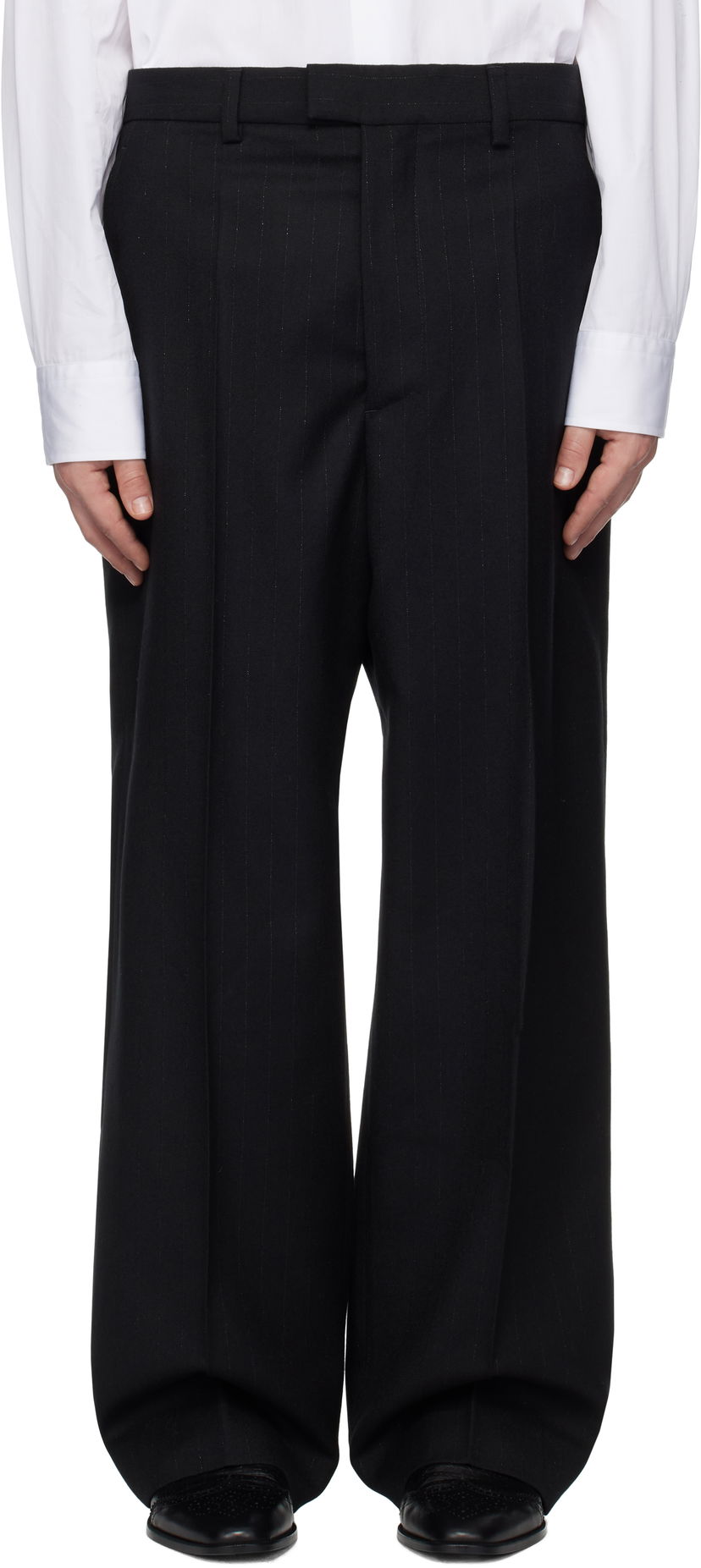 Housut VETEMENTS Evening Tailored Pants Musta | UA66PA430B1