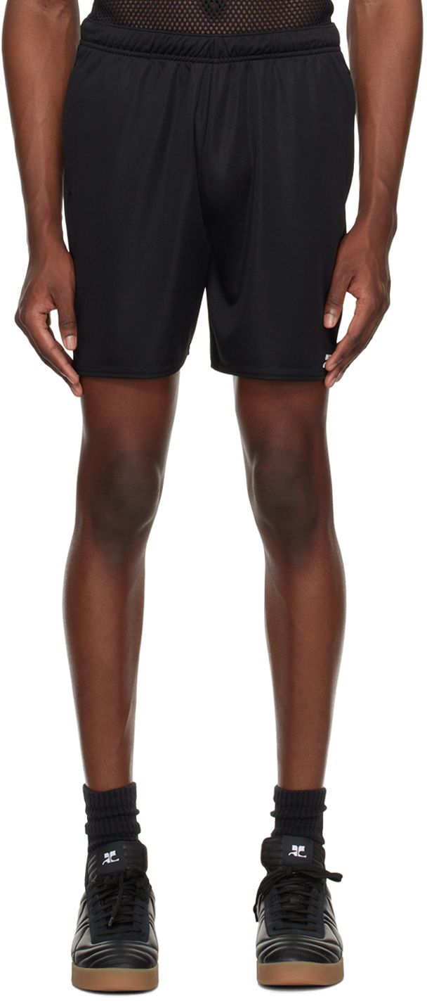 Shortsit Courrèges Courrèges Football Shorts Musta | 123JSH017JS0045