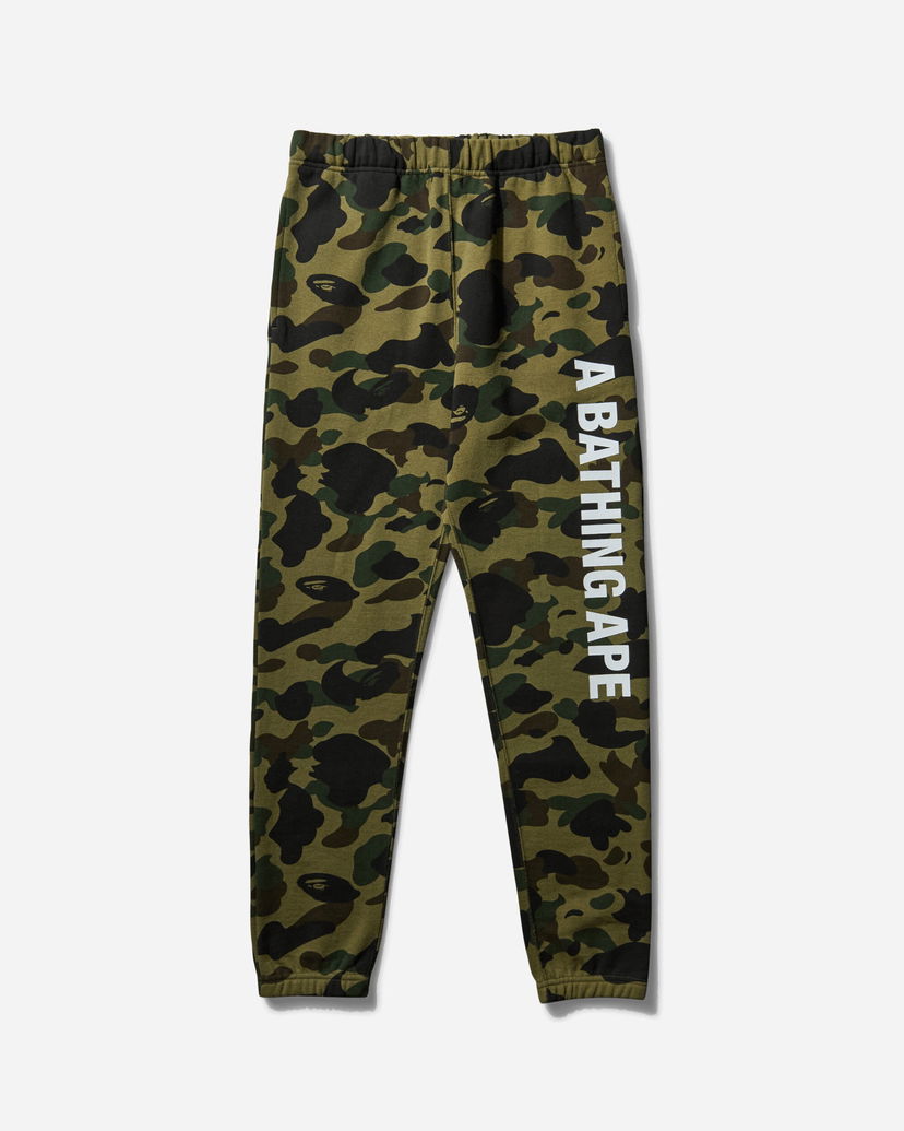 Verryttelyhousut BAPE 1st Camo Slim Sweatpants Vihreä | 1F80152001 001