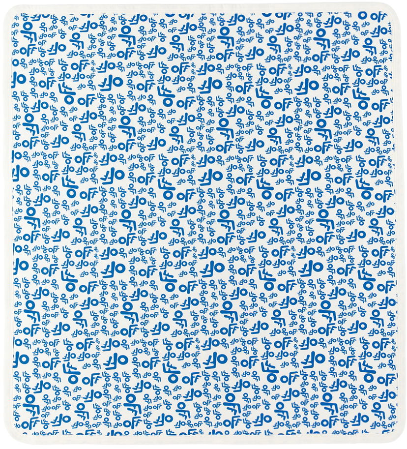 Asusteet Off-White Kids 'AOP' Blanket Sininen | OBXT001F22JER0010345