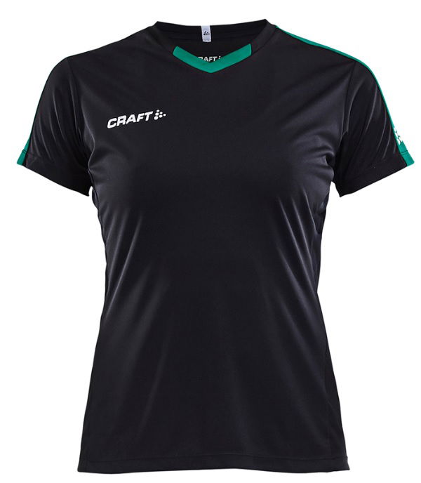 T-paita Craft Progress Jersey Contrast T-Shirt Short Sleeve Musta | 1905567-9651
