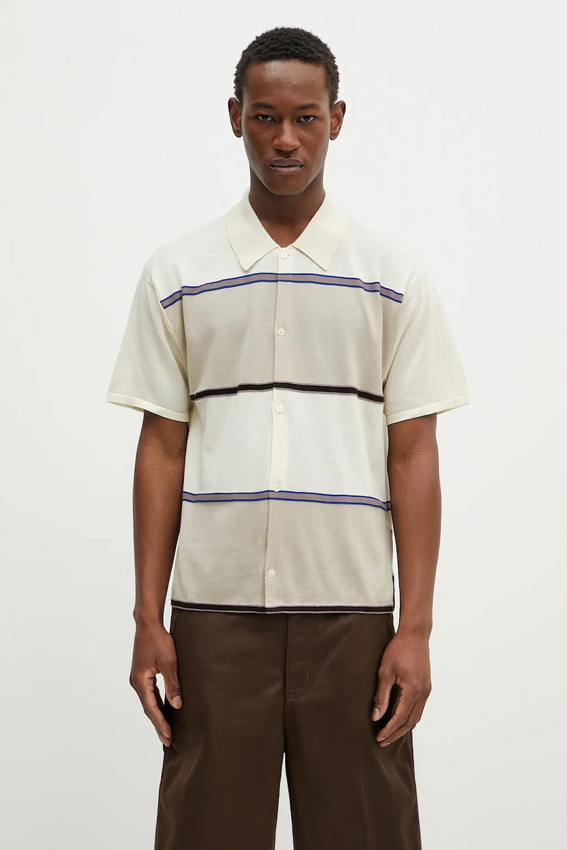 Paita Paul Smith Paul Smith Striped Knitted Shirt Valkoinen | M1R.263Z.P02680