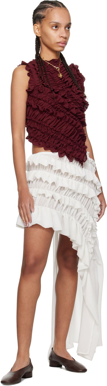 Vaatteet Aeyde Aeyde Delia Leather Ballerina Flats Ruskea | A11-FL-GELR25BL18-SS24-953-007, 4