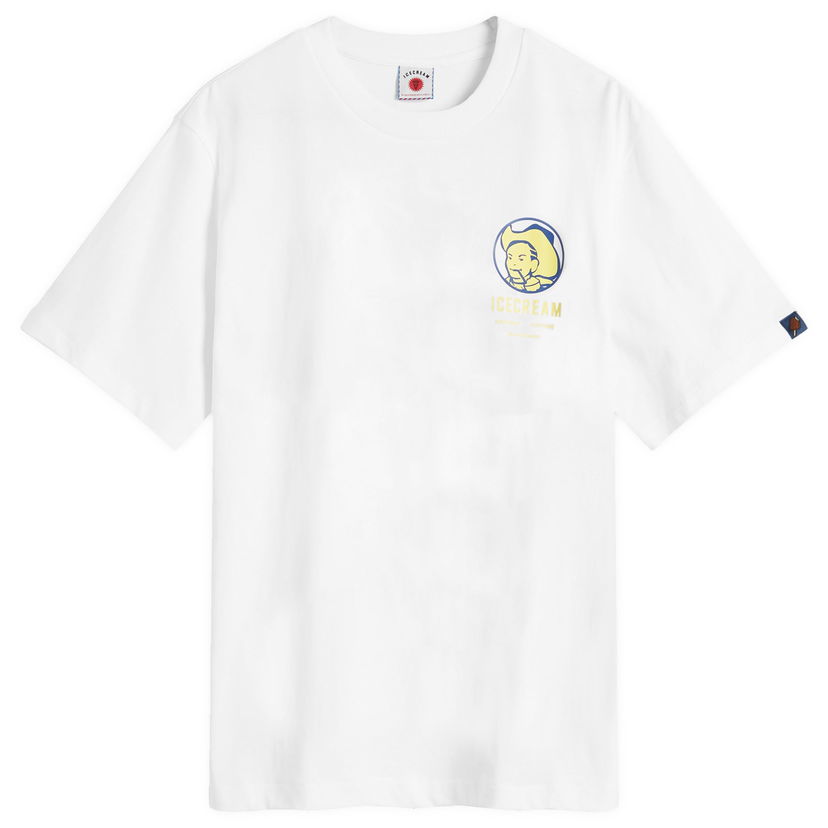 T-paita BBC IceCream ICECREAM Cowboy Graphic T-Shirt, Size Large Valkoinen | IC25144-WHT