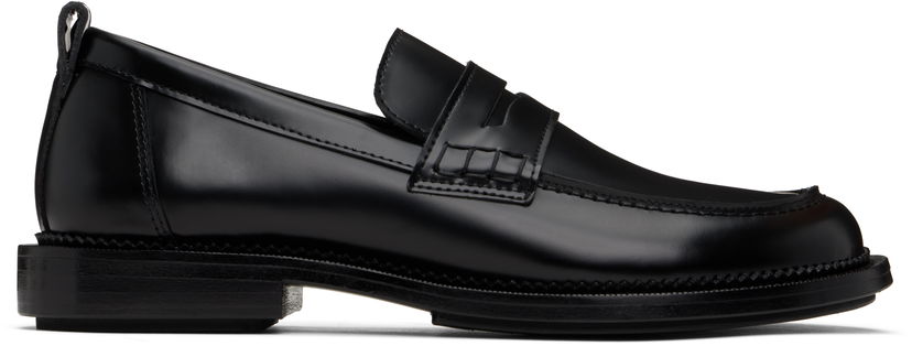 Paita AMI AMI Paris Anatomical Toe Leather Loafers Musta | HSV050.AL0097