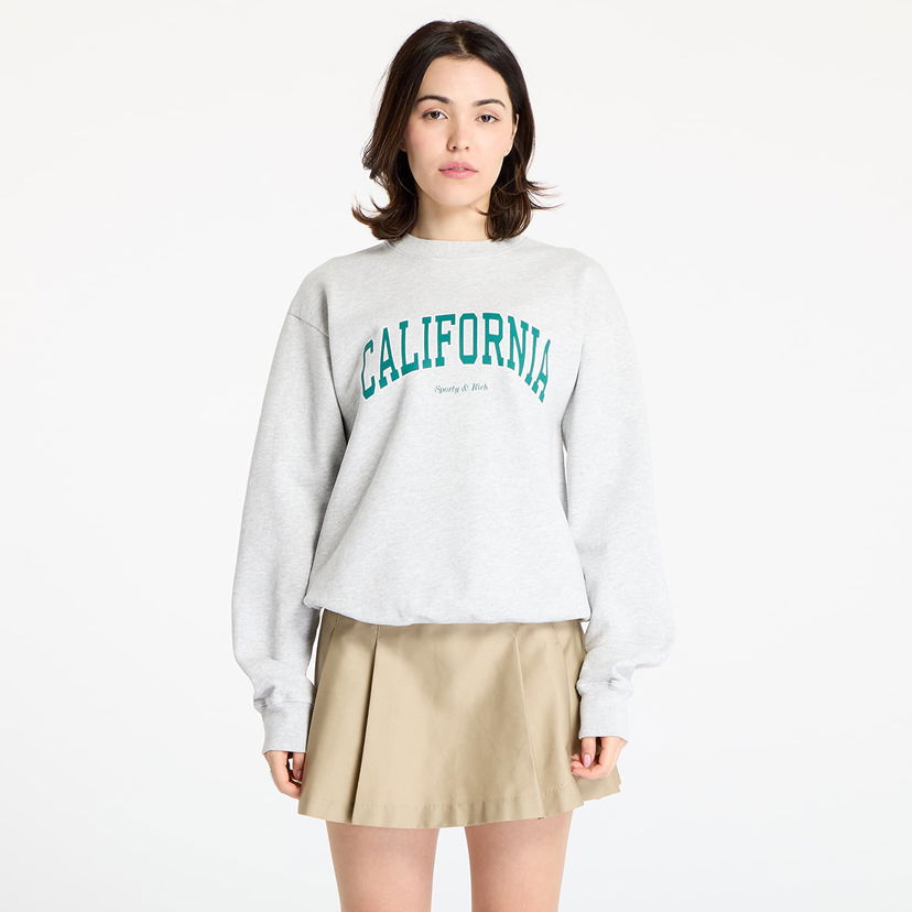 Huppari Sporty & Rich Sporty & Rich California Crewneck Sweatshirt Harmaa | ST071622501GY03