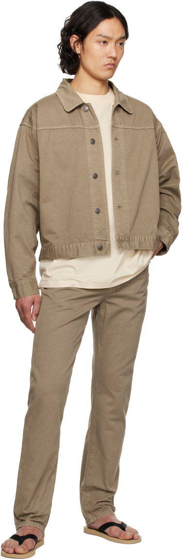 Takki The Row The Row Marcus Cropped Canvas Jacket Ruskea | 890-W3723, 3