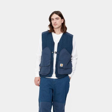 Liivi Carhartt WIP Alma Vest "Blue stone washed" Tummansininen | I031929_01_06, 3