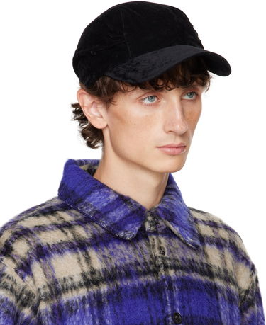 Korkki ADER ERROR Velour Baseball Cap Musta | BN01FWHW0207BK, 1