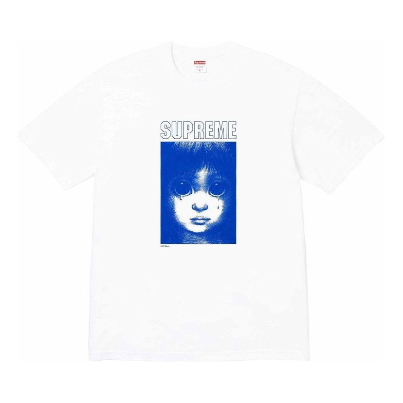 T-paita Supreme Keane Big Eyes Graphic T-Shirt Valkoinen | SUP-SS24-144