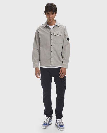 Paita C.P. Company Long Sleeve Corduroy Shirt Harmaa | 19CMSH071A006410O-331, 2