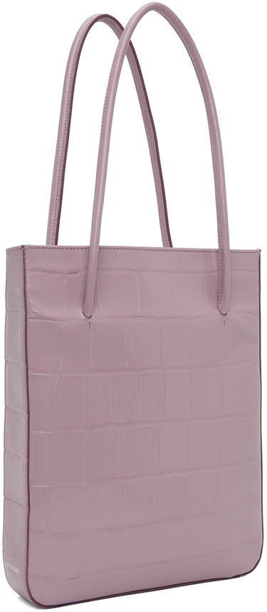 Kangaskassi BY FAR BY FAR Script Tote Bag Violetti | 23CASCPSLVMMCELMED, 1