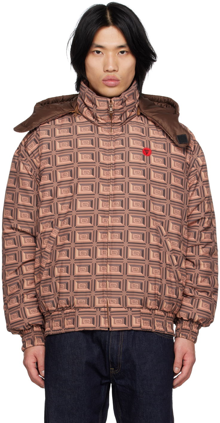 Puffer takki BBC IceCream ICECREAM Chocolate Bomber Jacket Ruskea | IC22404