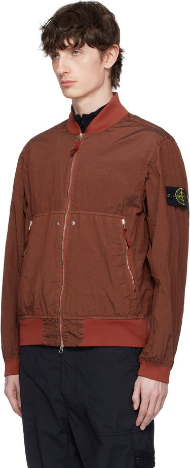 Bomber-takki Stone Island Stone Island Watro-TC ECONYL Bomber Jacket Ruskea | K1S15 4100019 S0020, 3