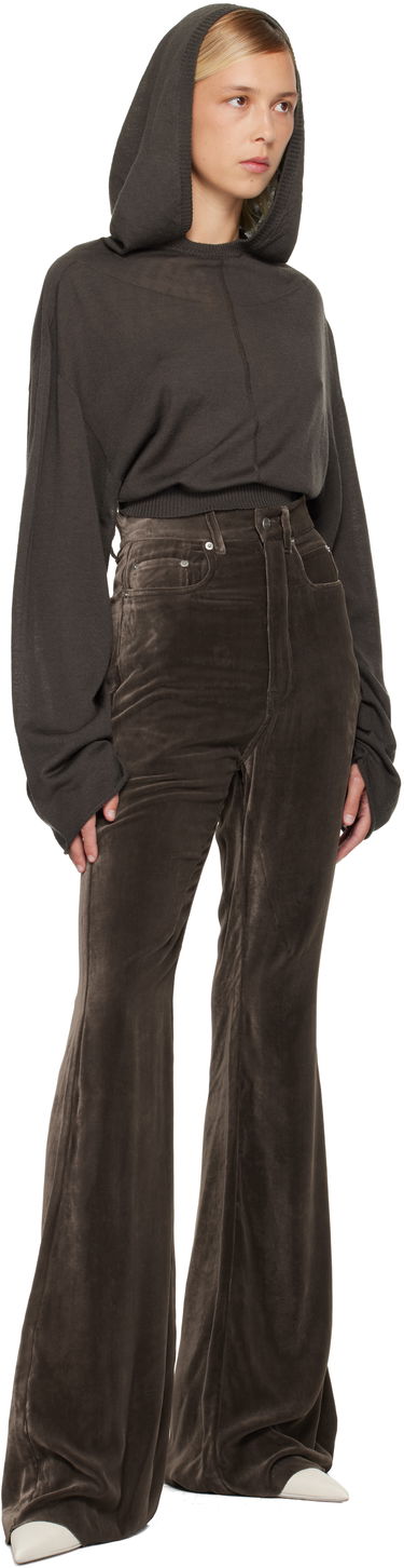 Housut Rick Owens Concordians Bolan Bootcut Trousers Ruskea | RP02E4329 V, 3