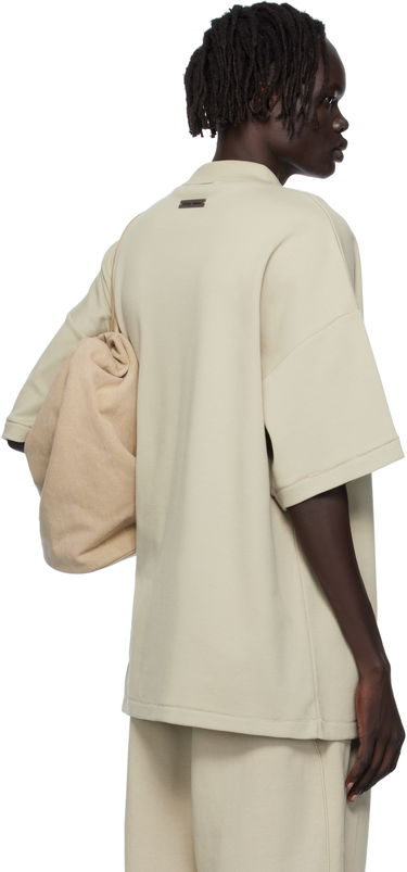 Poolopaita Fear of God ESSENTIALS 90s Fit Piqué Short Sleeve Polo Beige | 125SP254406F, 2
