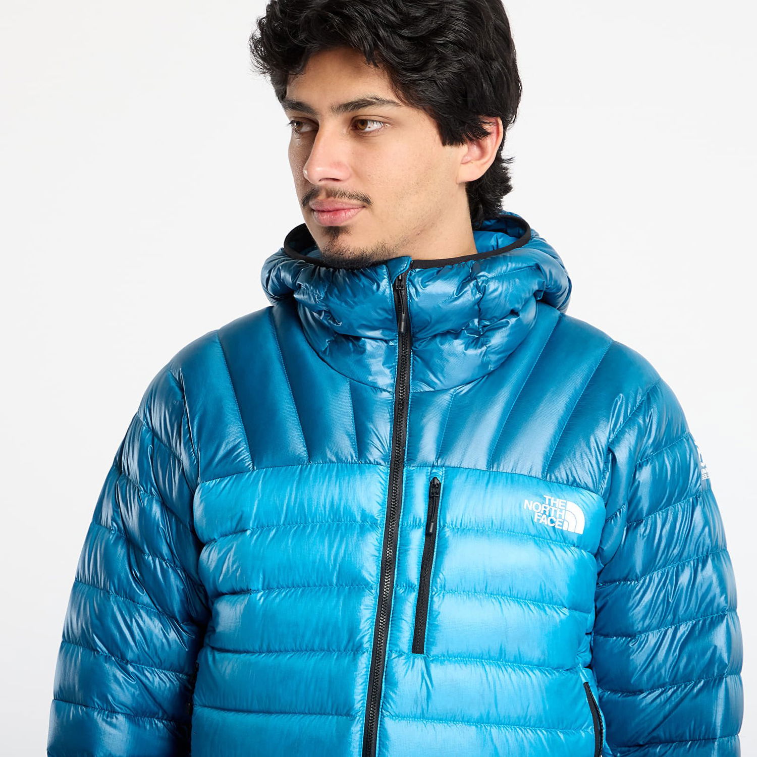Puffer takki The North Face Summit Breithorn Hooded Down Jacket Sininen | NF0A87ZMD3P1, 1