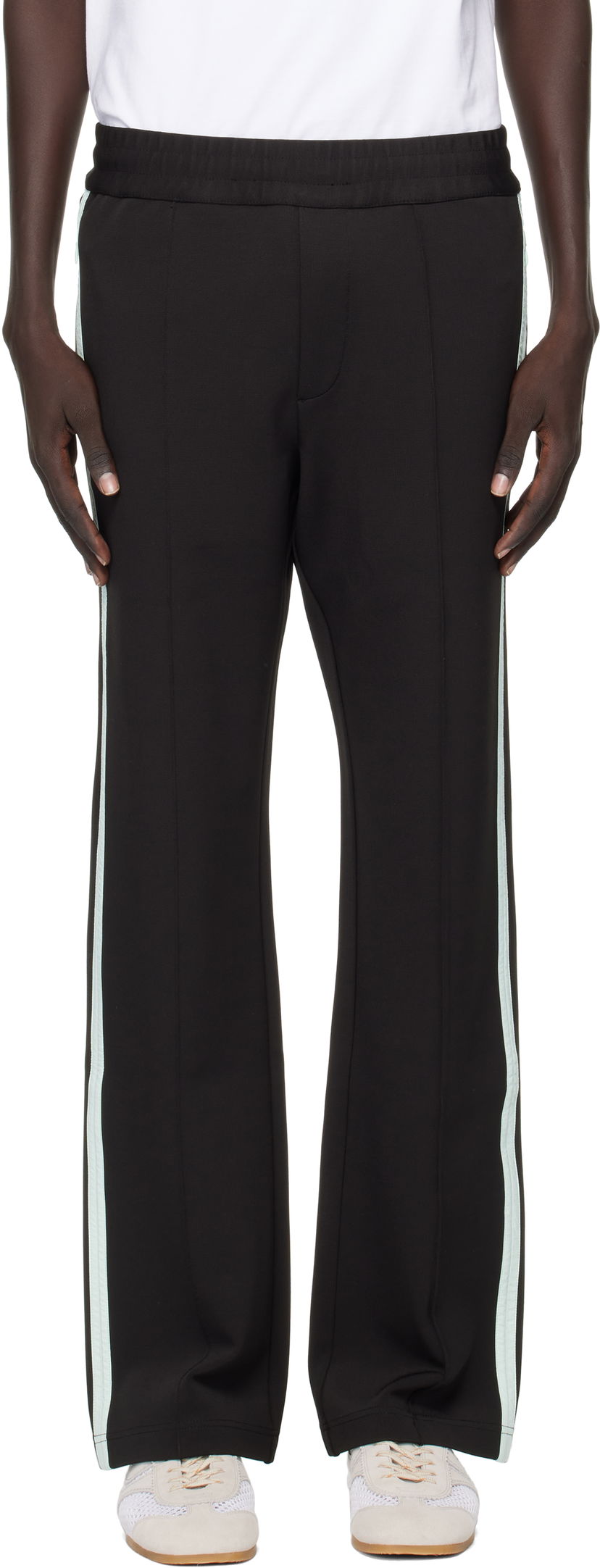 Verryttelyhousut Casablanca Casablanca Tech Nylon Trim Sweatpants Musta | MPF25-JTR-267-01
