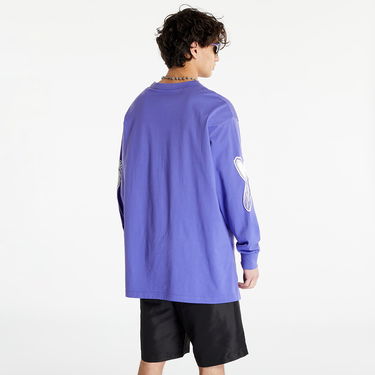 T-paita Y-3 Graphic Logo Long Sleeve Tee Violetti | IA3113, 2