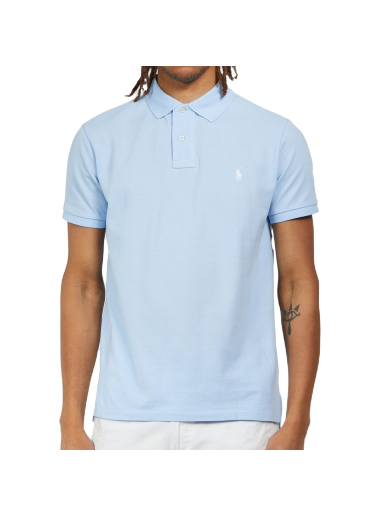 Poolopaita Polo by Ralph Lauren Custom Slim Fit Mesh Polo Shirt Sininen | 710782592013