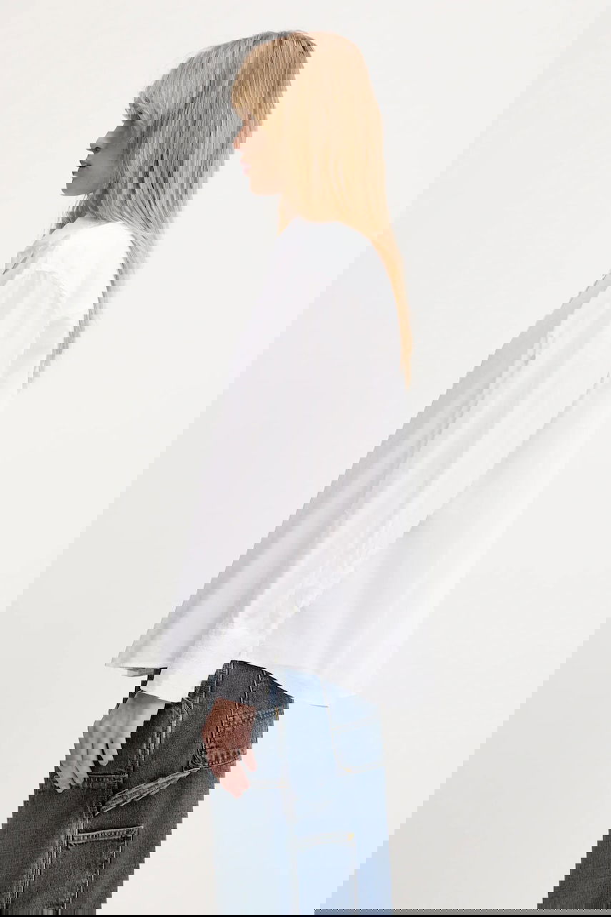 Paita Samsoe Samsoe Samsoe Samsoe Salasa Relaxed Fit Shirt Valkoinen | F25100006, 1